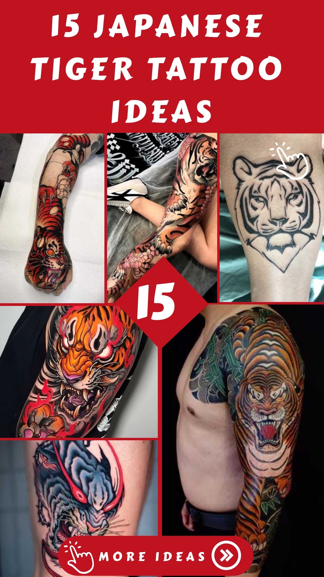 15 Japanese Tiger Tattoo Ideas