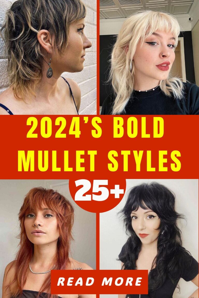 2024’s Bold Mullet Styles for Women 16 Ideas