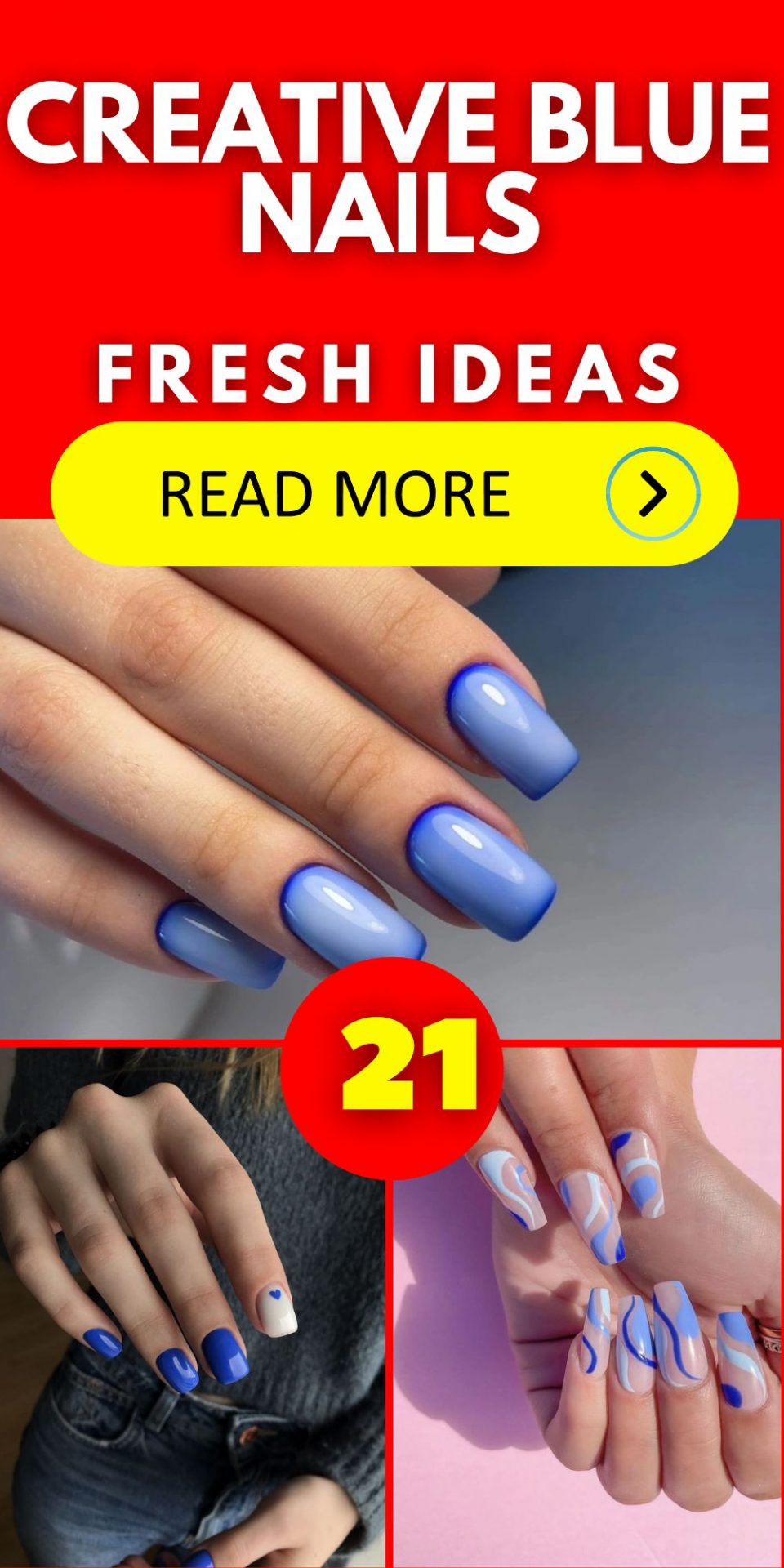 Exploring Creative Blue Nails 21 Ideas: From Subtle Shades to Dazzling Designs