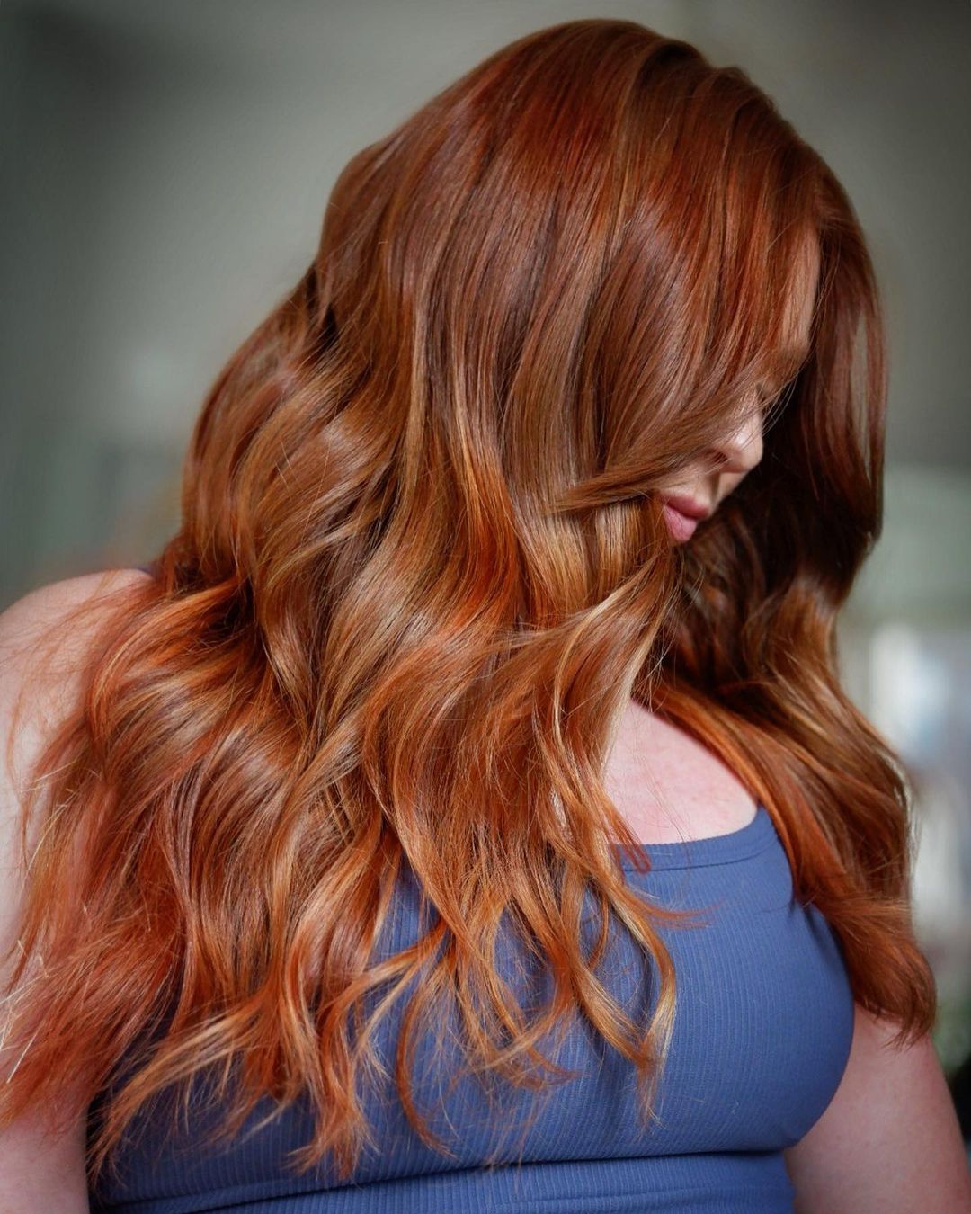26. Radiant Waves: The Bold Beauty of Ginger Hair