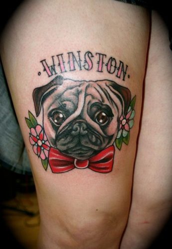 20 Small Dog Tattoo Ideas