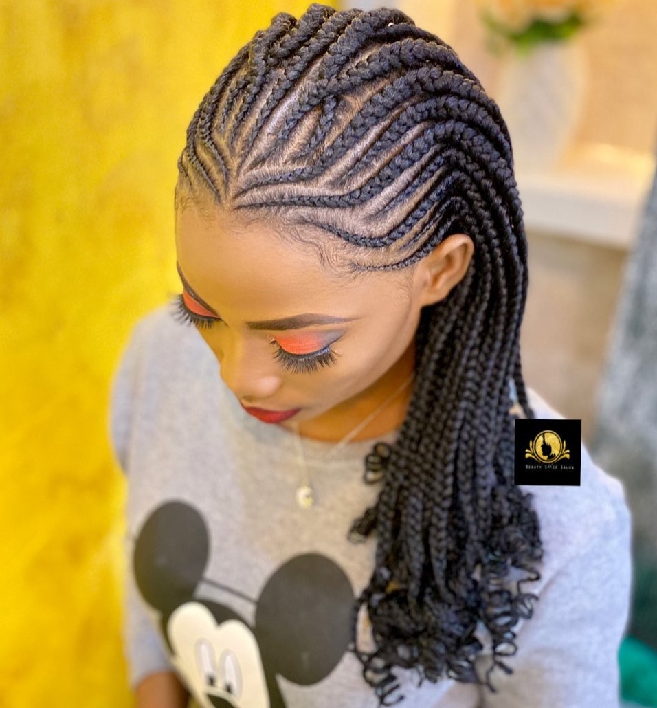 Criss-Crossed Fulani Braids