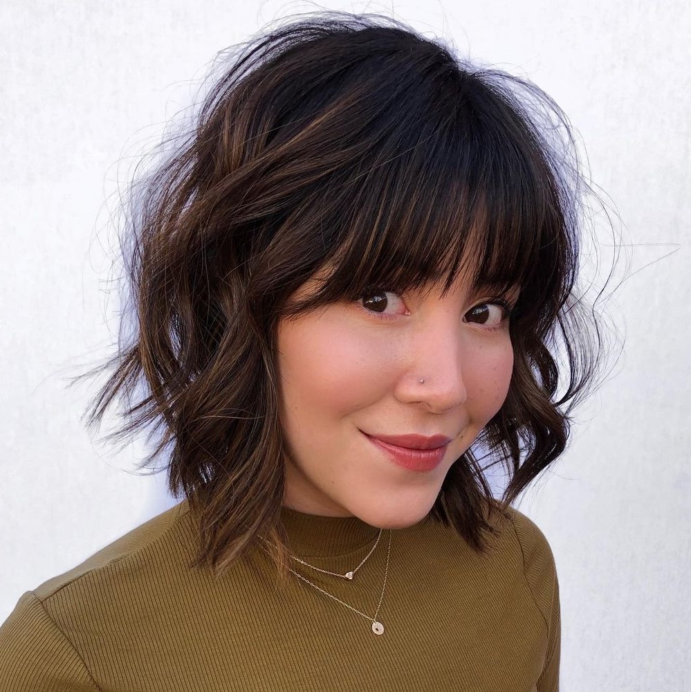 Cheeky Shaggy Bob Hairstyle