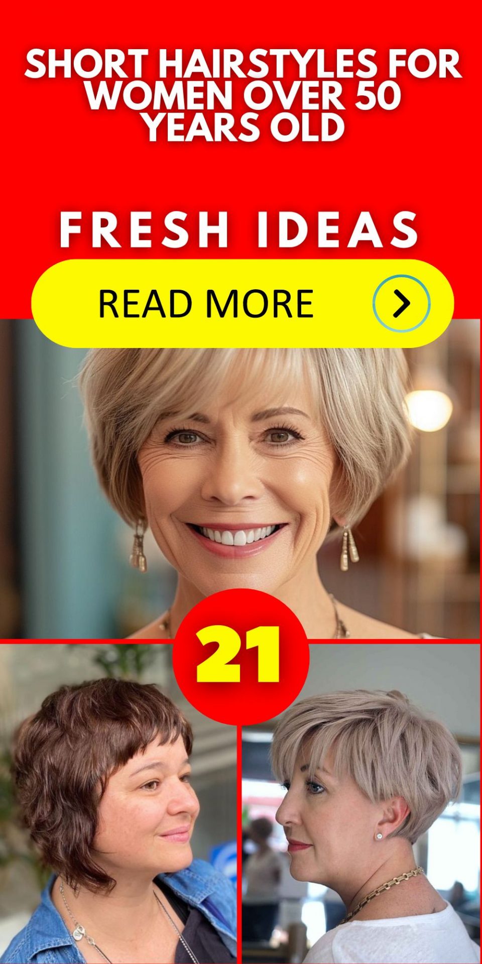 Hairstyles Over 50: Short 21 Ideas for a Fabulous Look