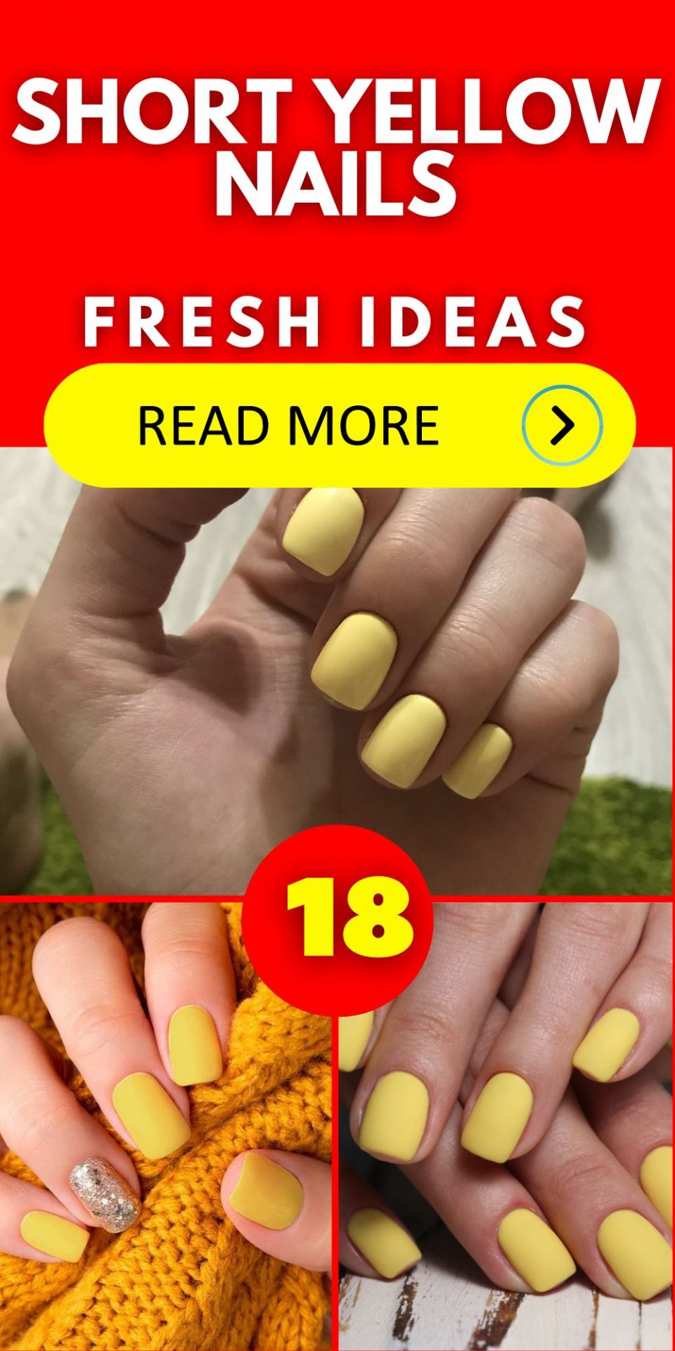 Short Yellow Nails 18 Ideas: Embrace the Sunshine with Stunning Nail Designs