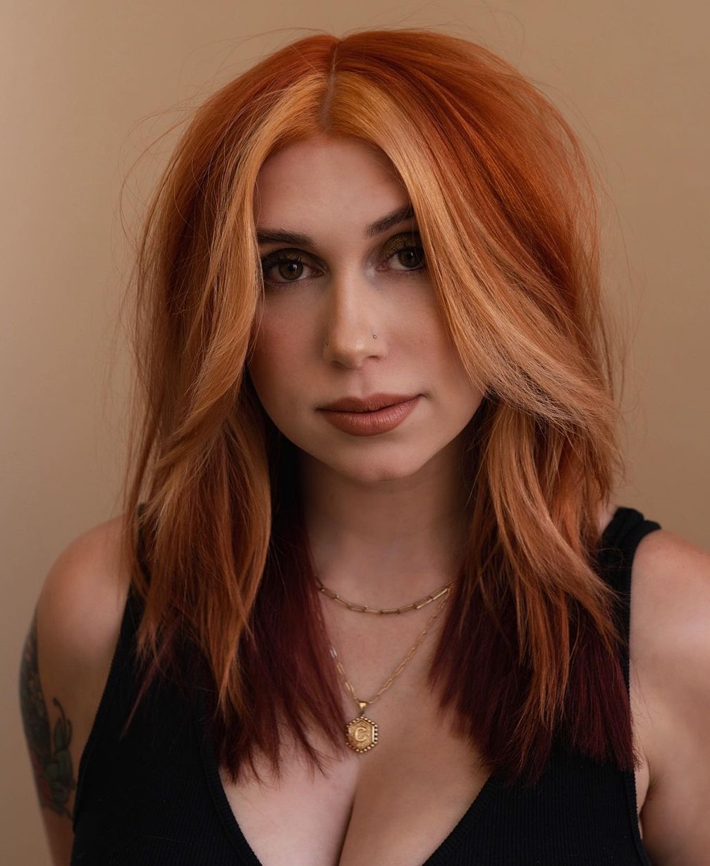 29. Radiant Layers of Ginger Elegance