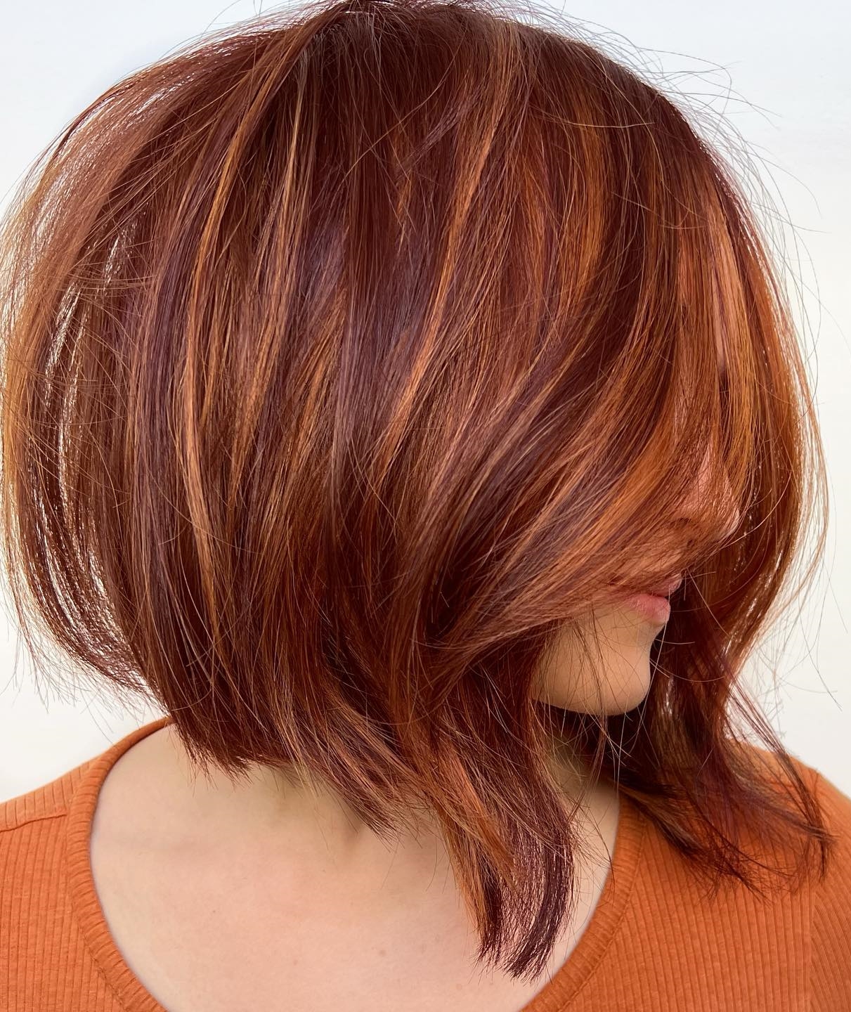 8. Radiant Layers of Fiery Elegance