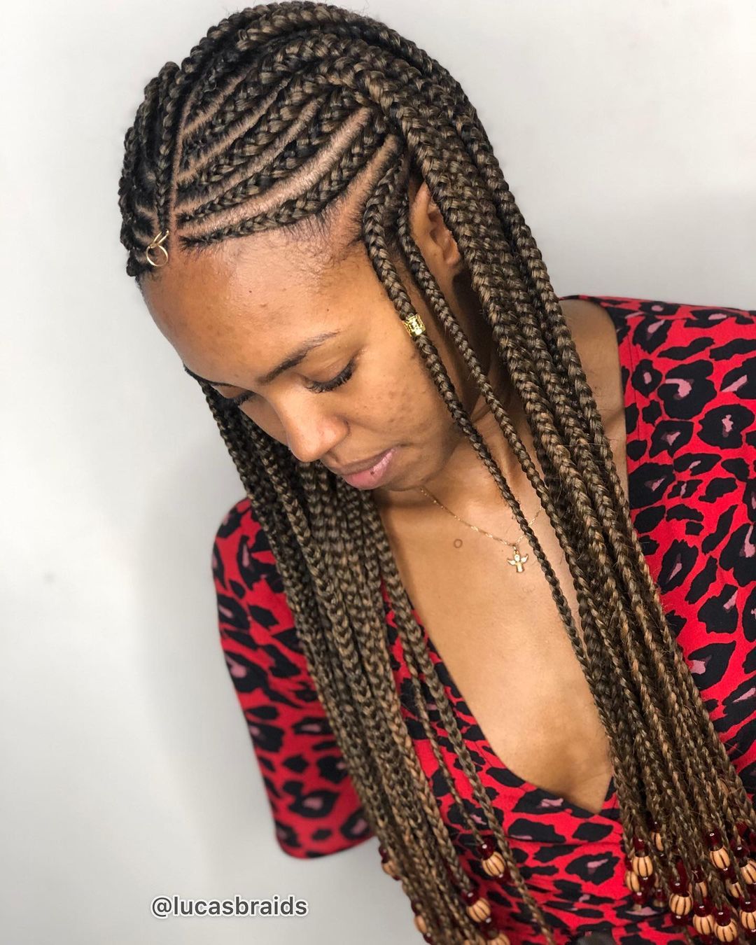 Dynamic Flowy Fulani Braids