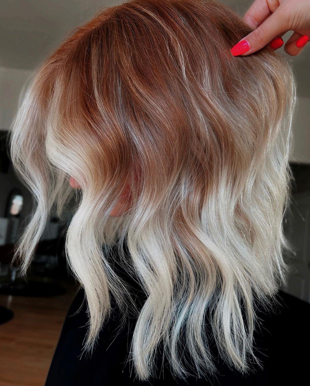 31. Fiery Roots Meet Frosted Elegance