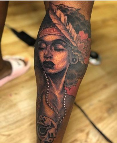 25 Colorful Tattoo Ideas for Dark Skin Tones