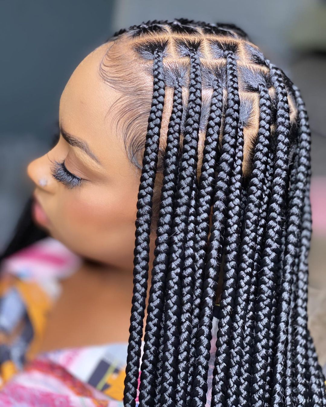 30 Ideas of Medium Box Braids That Really Stun