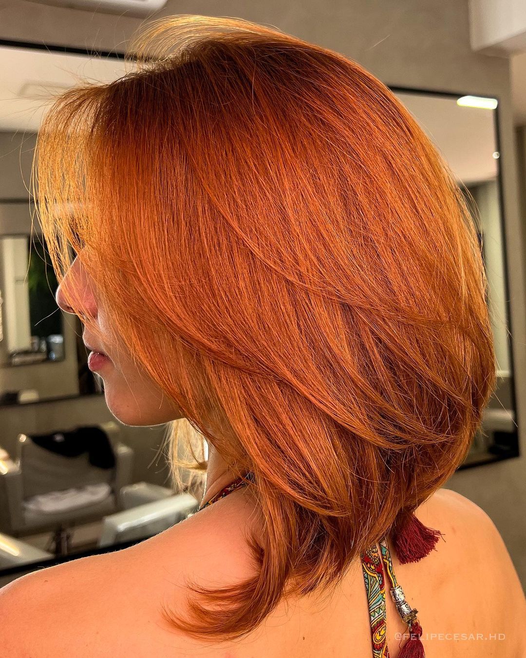 32. Radiant Layers: Where Copper Meets Sophistication