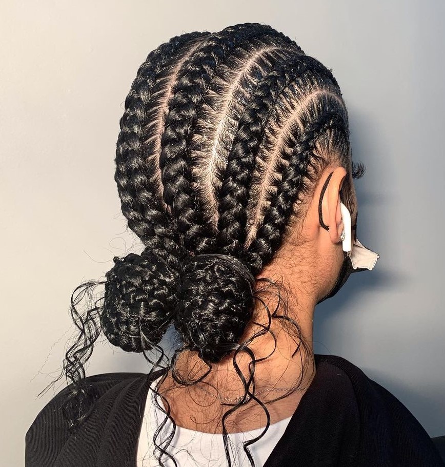 Feed-In Braids and Cute Buns