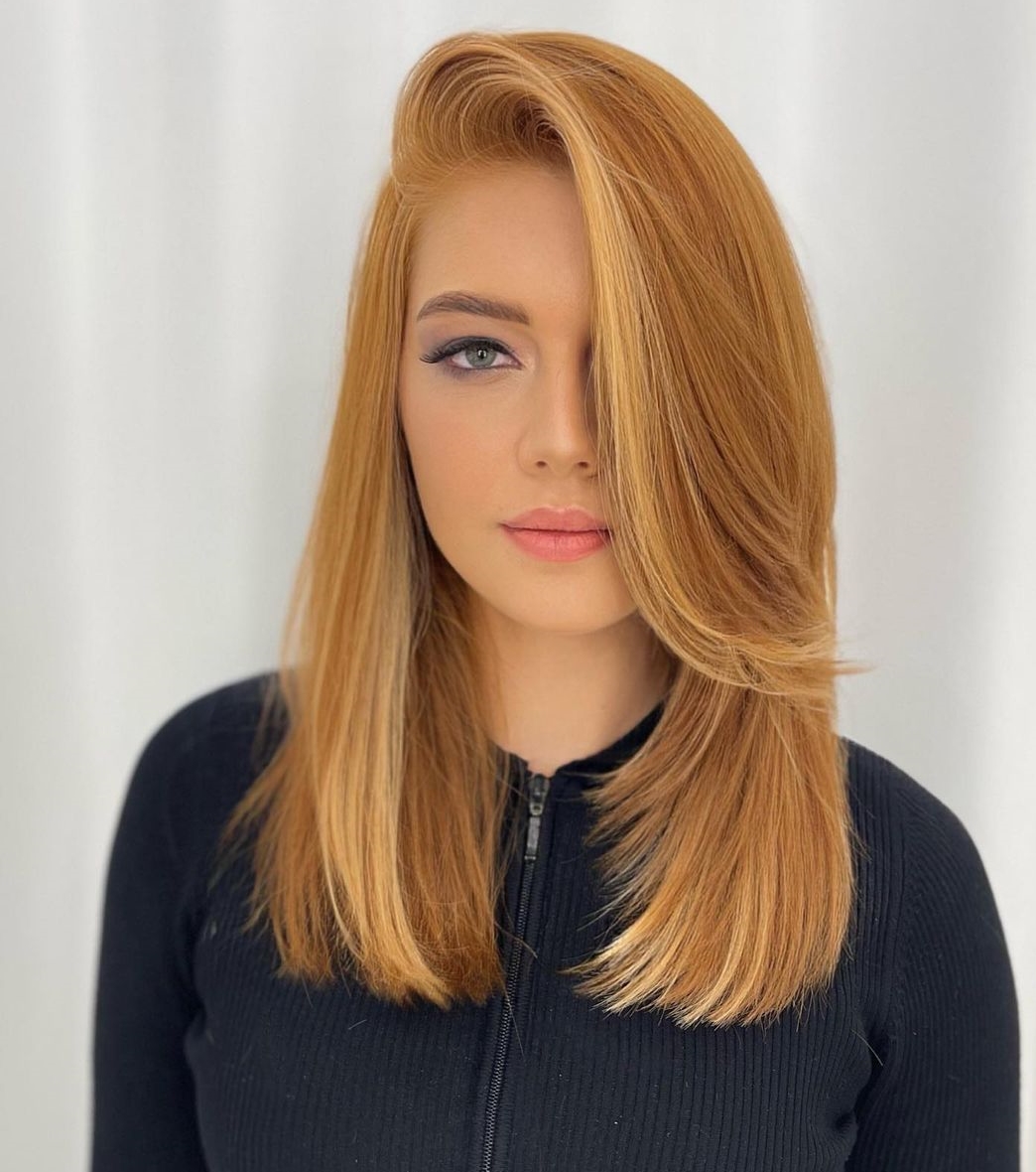 35. Radiant Elegance: Where Ginger Hair Shines Boldly