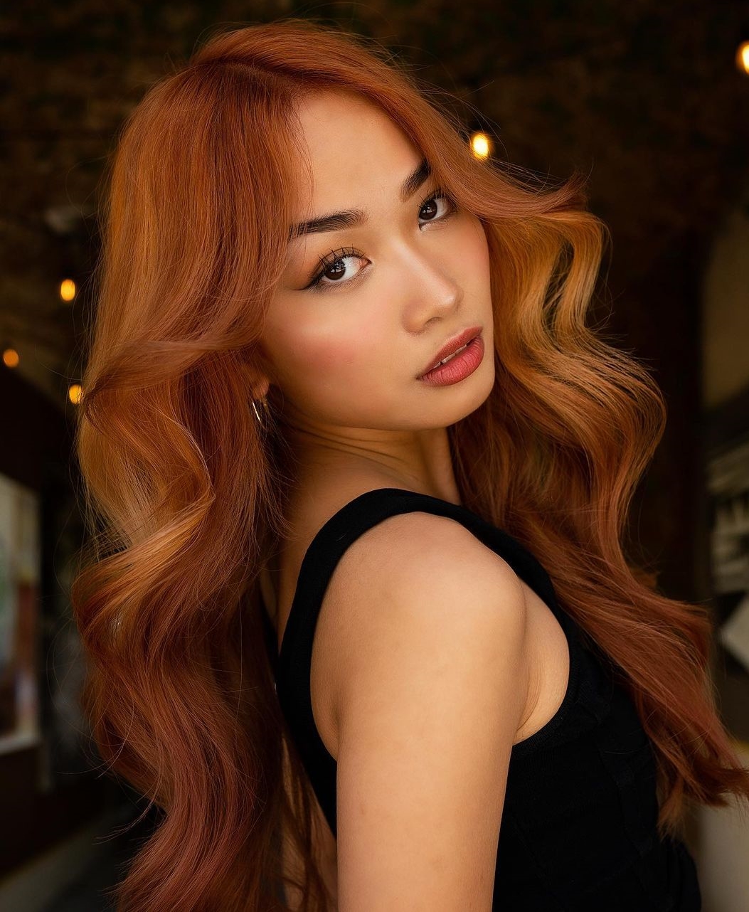 37. Radiant Waves of Ginger Elegance