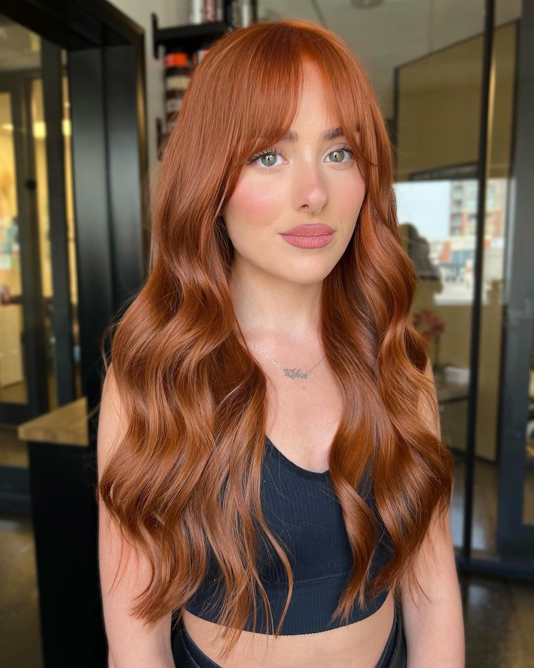 9. Radiant Waves of Fiery Elegance