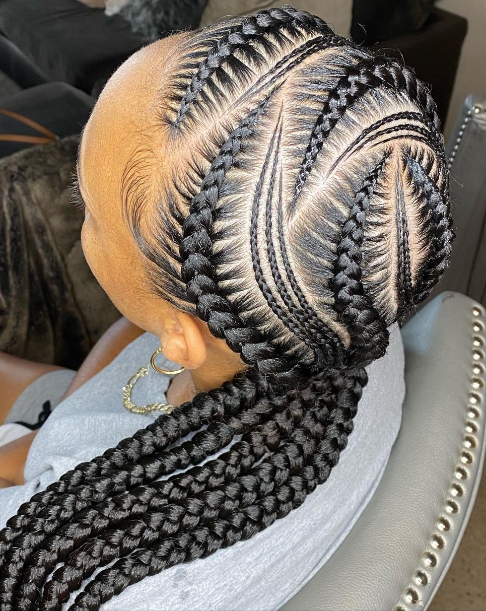 Feed-In Braids of Different Sizes