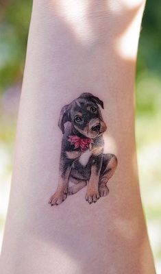 20 Small Dog Tattoo Ideas