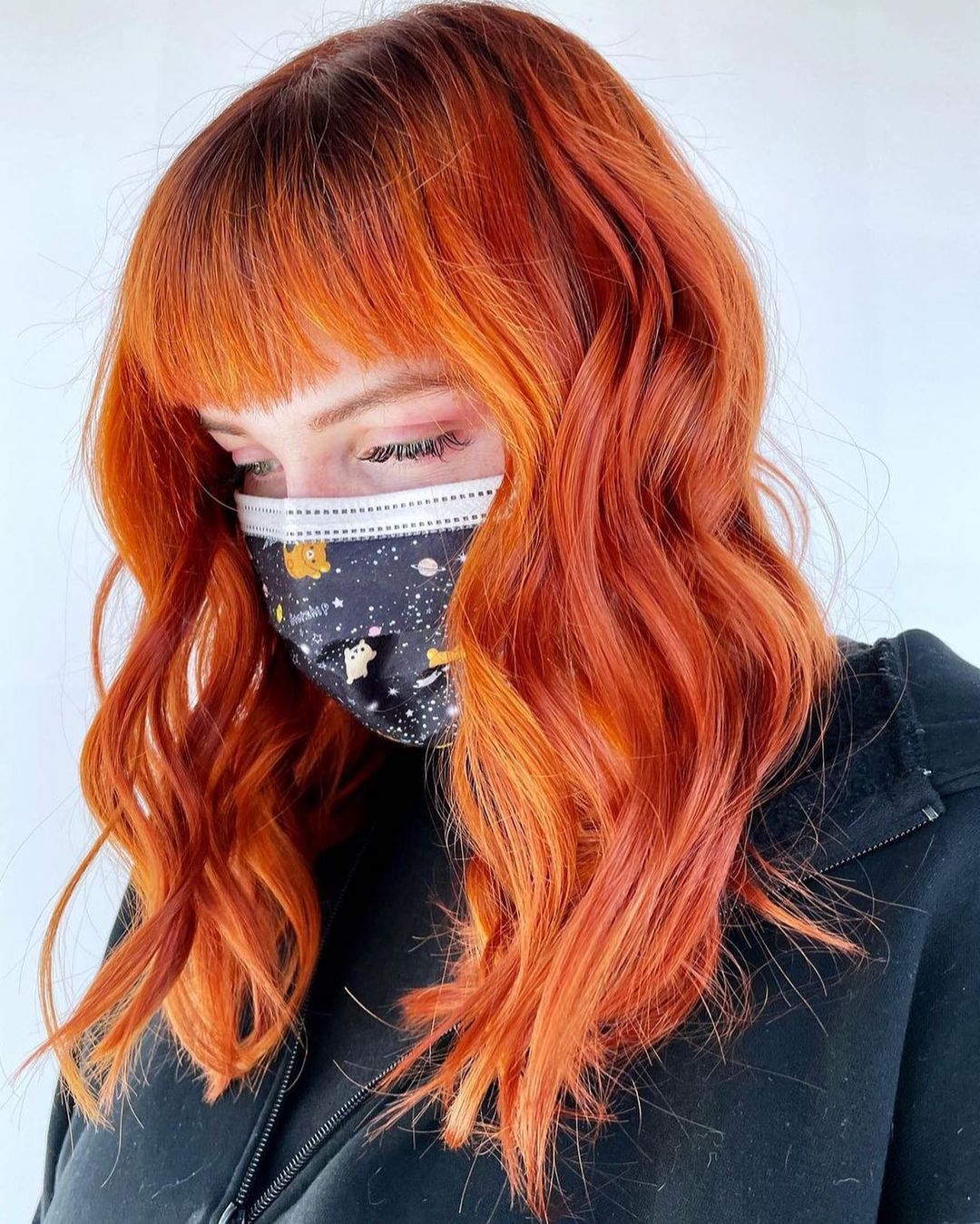 45. Radiance in Every Strand: A Vibrant Ginger Statement