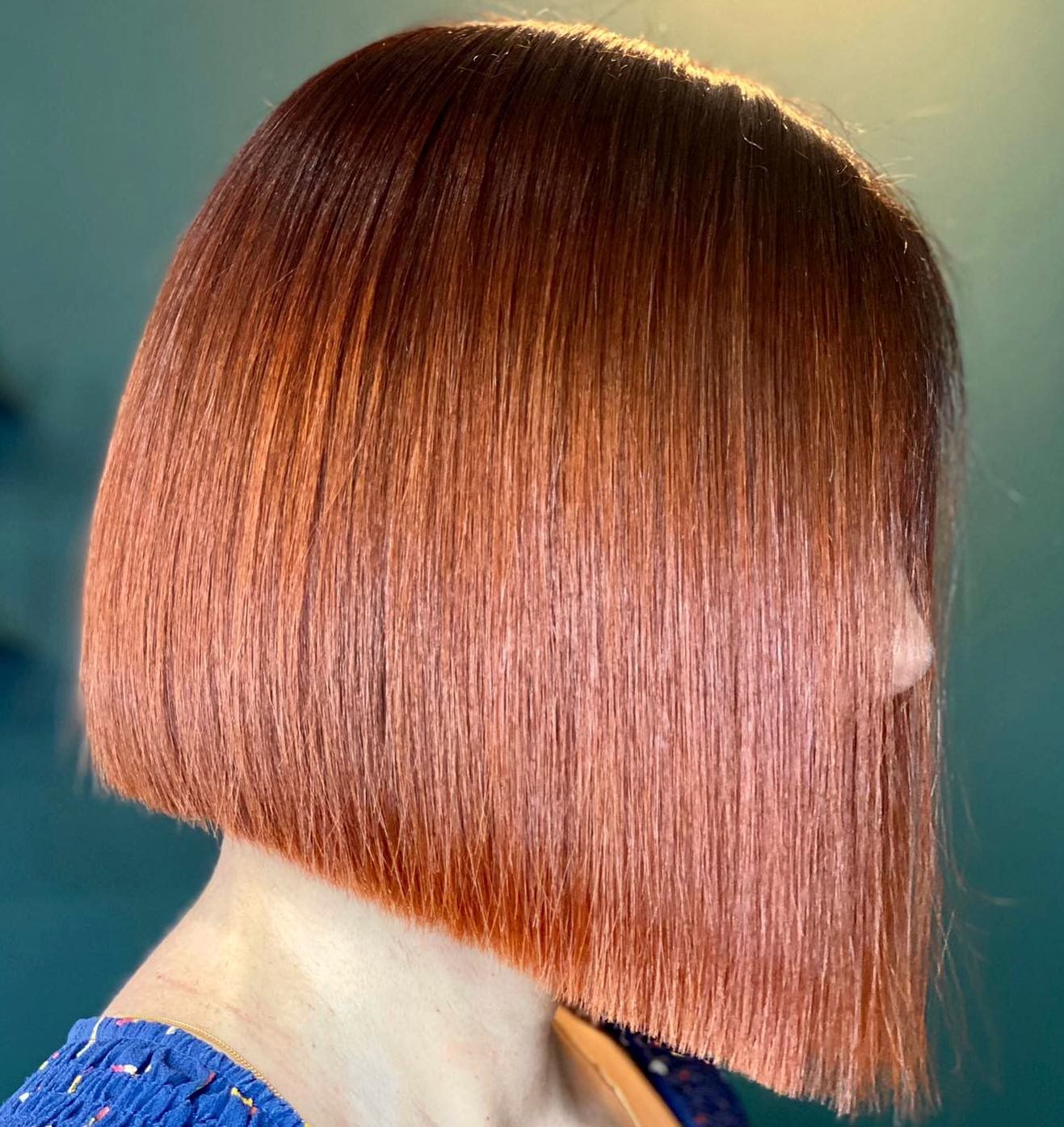 50. A Glossy Symphony of Copper Perfection