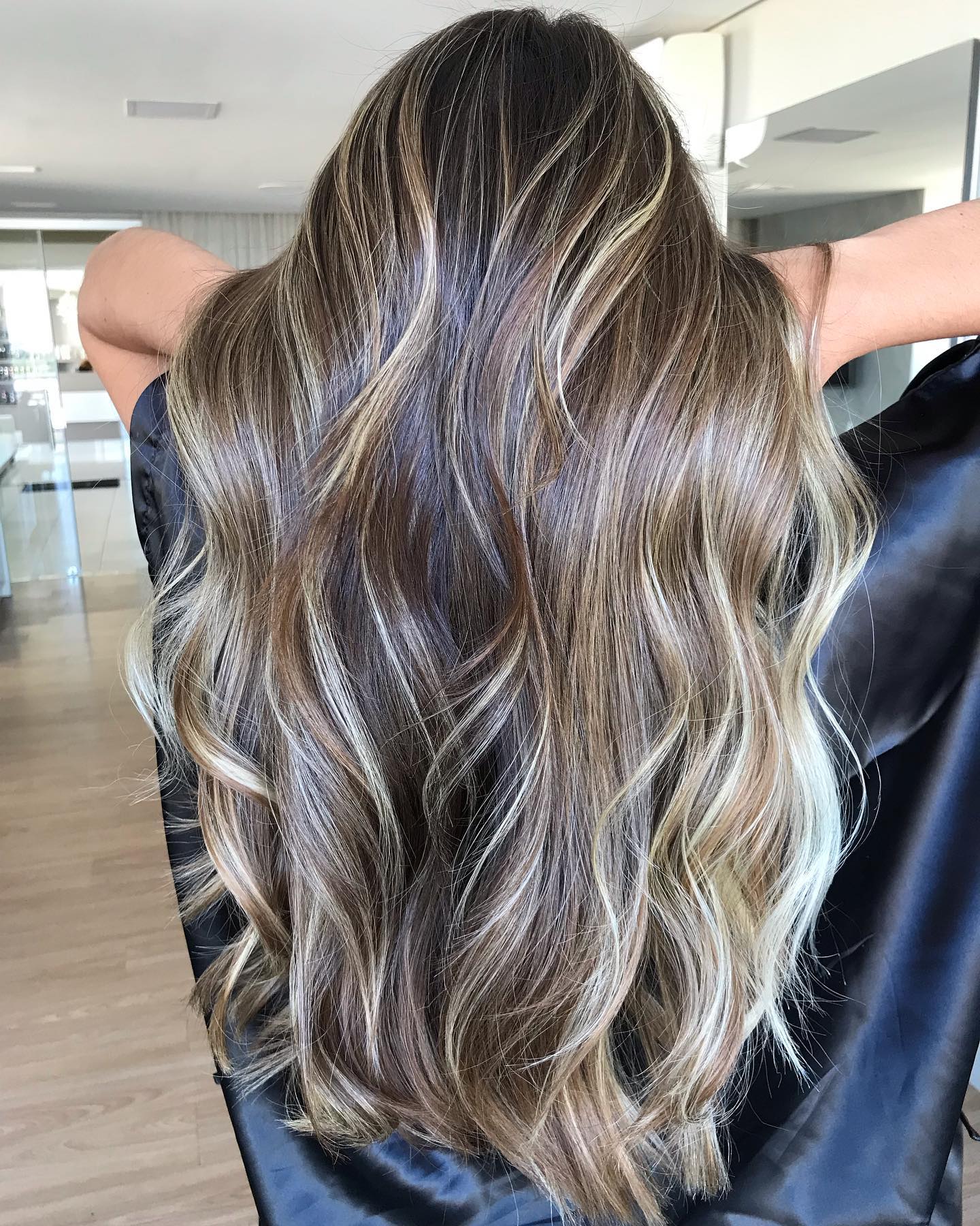 Bronde Hair with Blonde Highlights