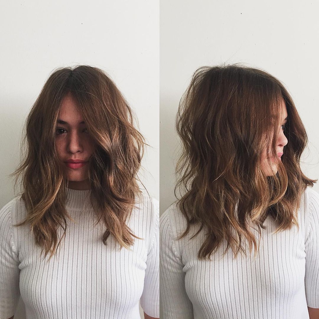 Medium-Length Shag Haircut for Women