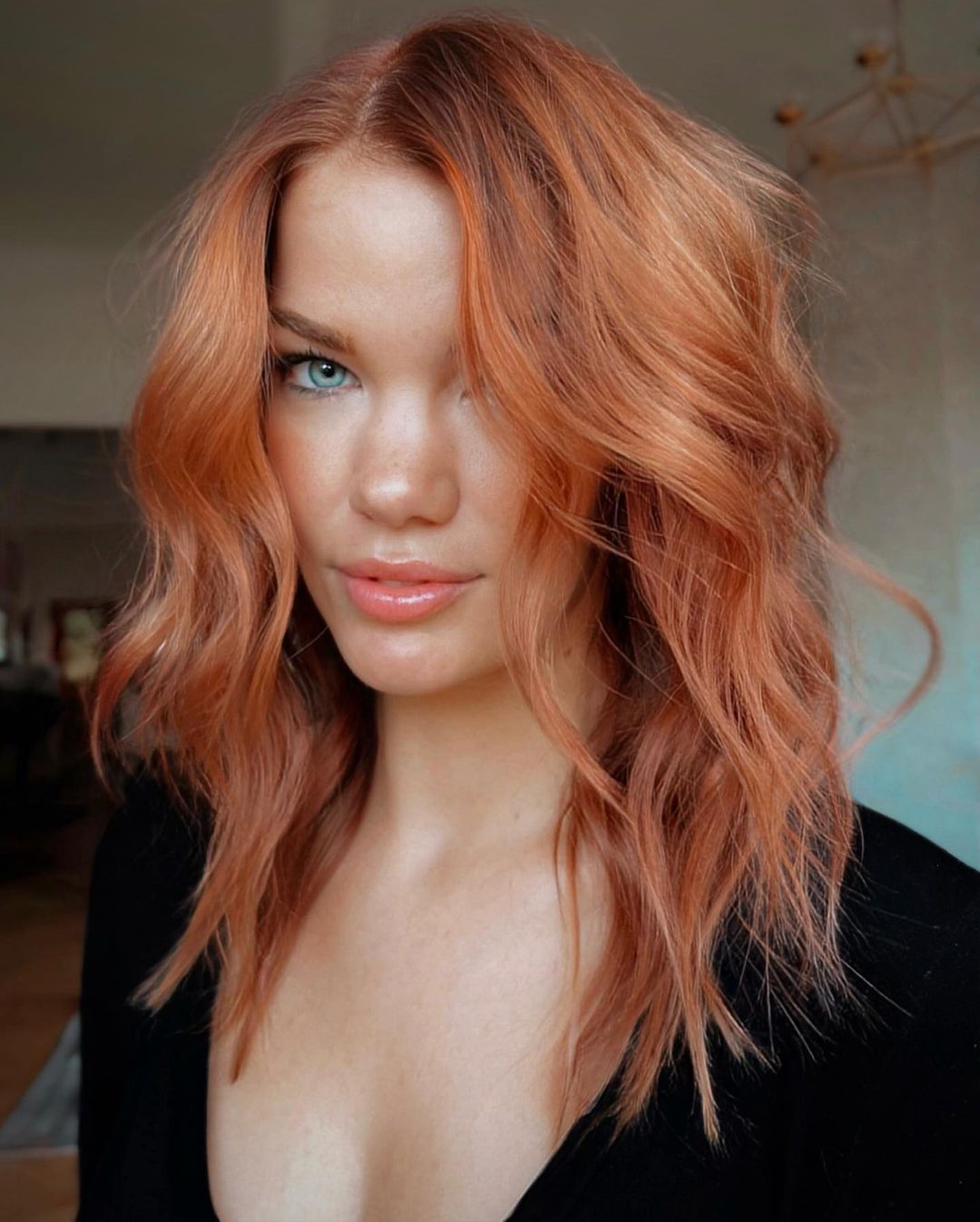 22. A Radiant Symphony of Copper Waves