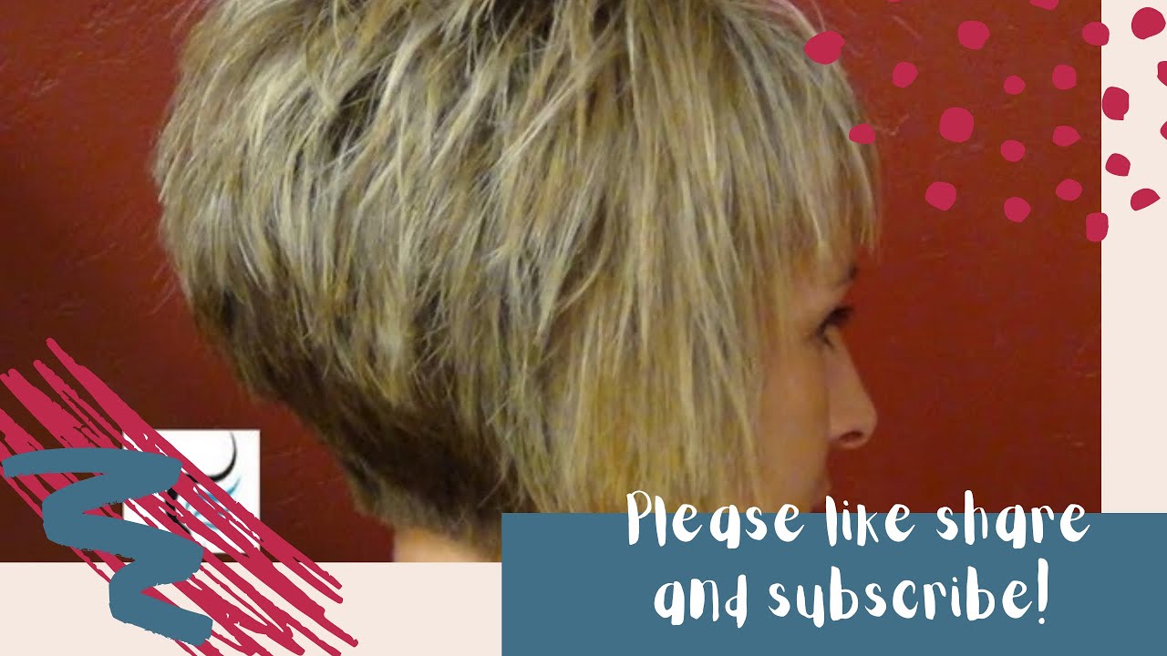 short stacked bob haircut over 50