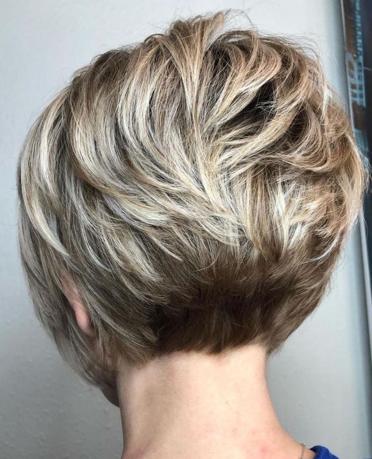 short stacked bob haircut over 50