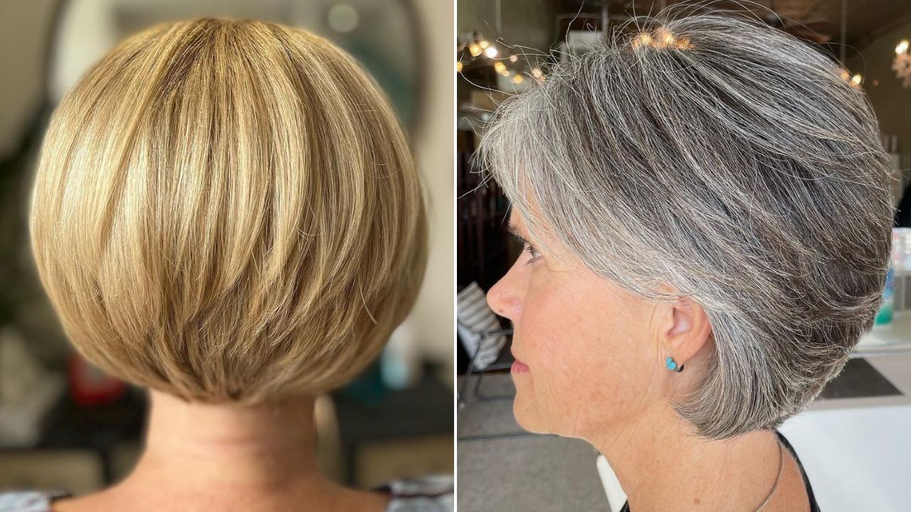 Top 14 Short Stacked Bob Haircut Ideas For Women Over 50 Trendy