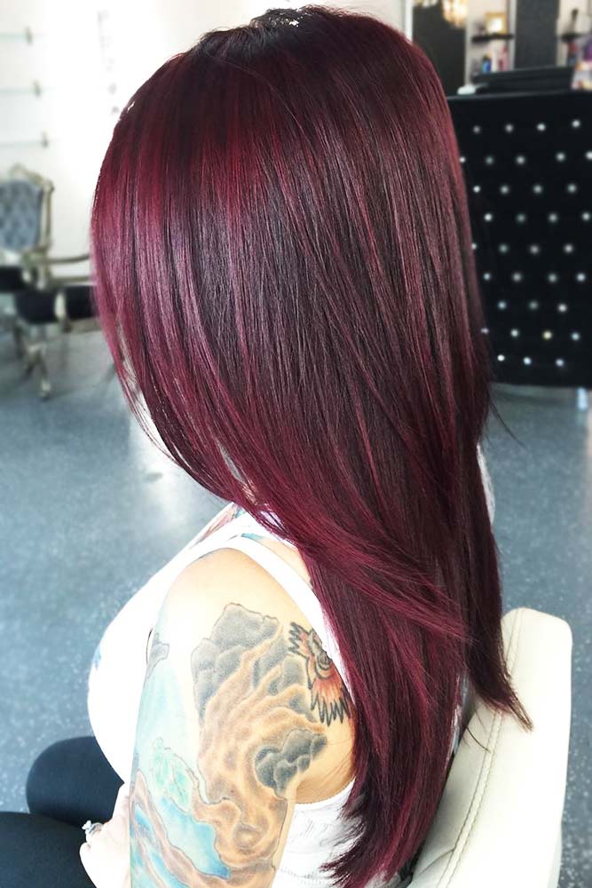 Wine Red Mahogany #redhair