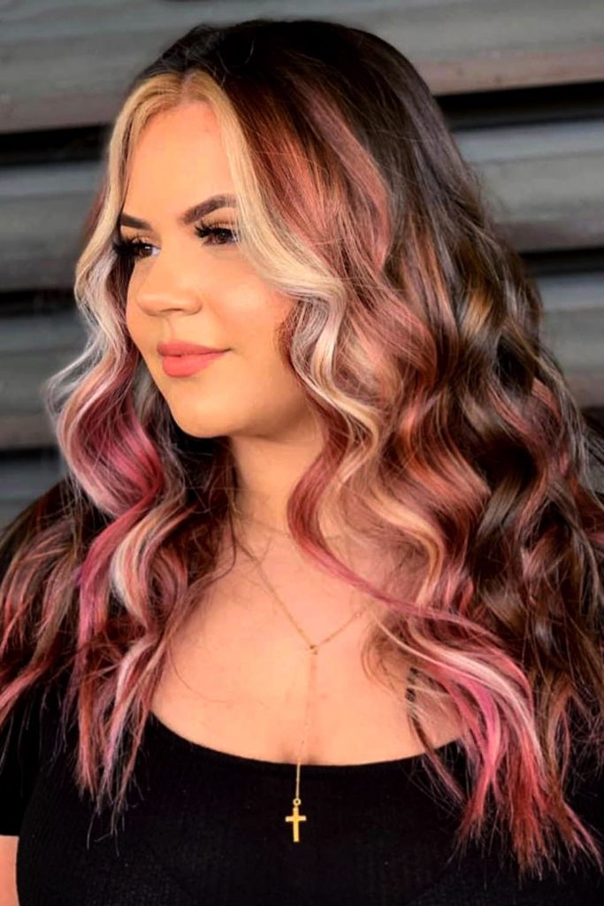 Chocolate Raspberry Hair Color