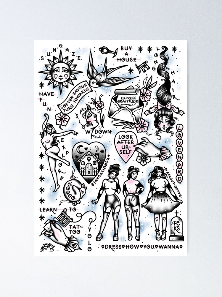traditional flash tattoo ideas