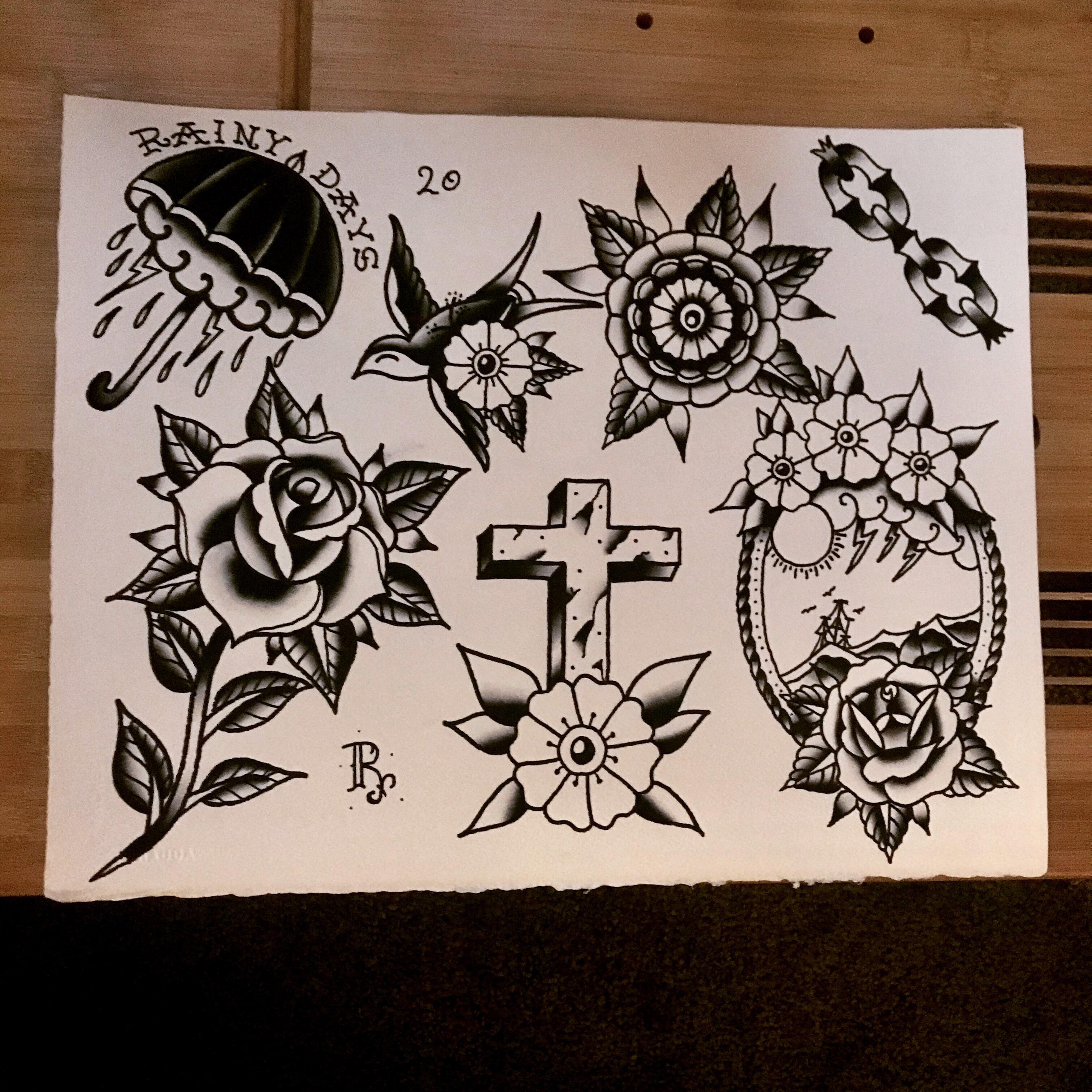 traditional flash tattoo ideas