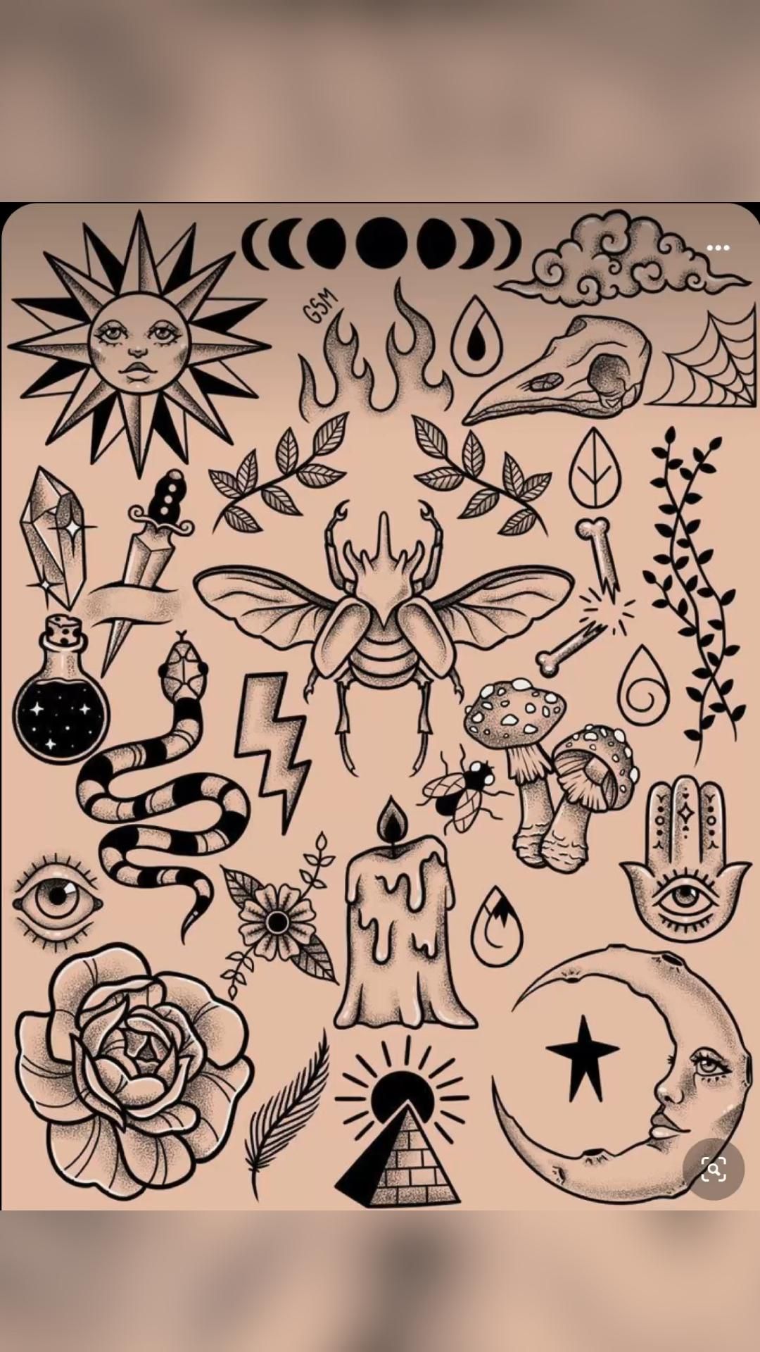 traditional flash tattoo ideas