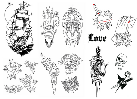 traditional flash tattoo ideas