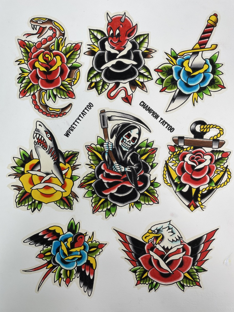 traditional flash tattoo ideas