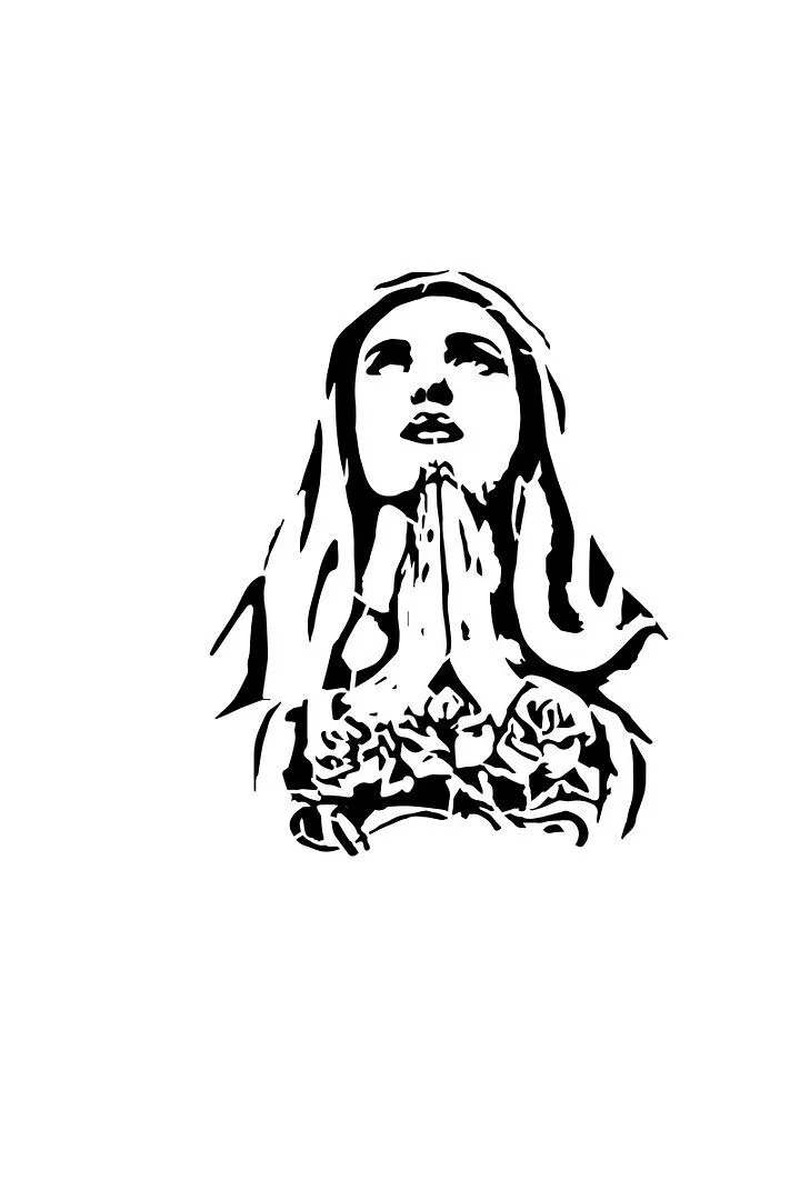 Best 27+ virgin mary tattoo stencil