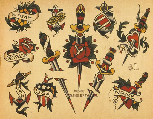 traditional flash tattoo ideas