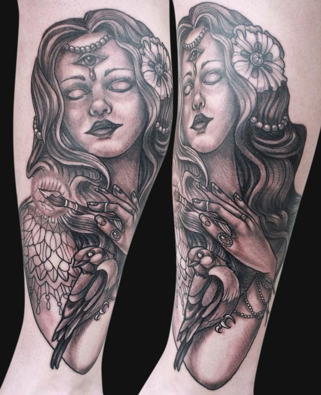 third eye tattoos