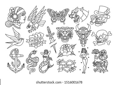 traditional flash tattoo ideas