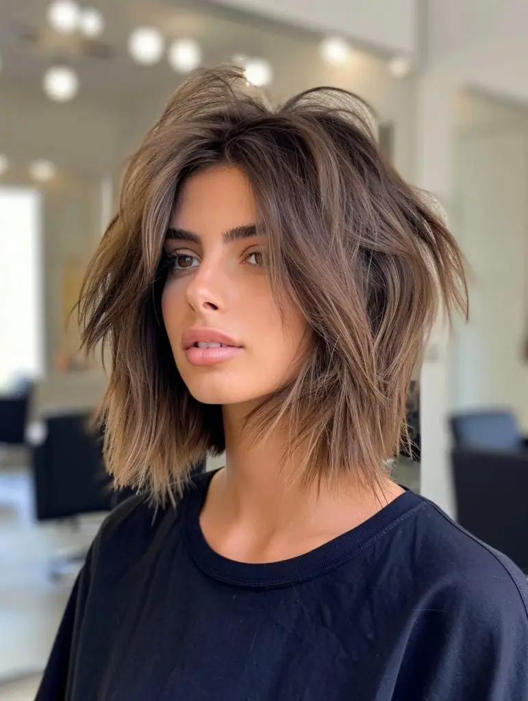 36 Trendy Lob Haircut ideas in 2024