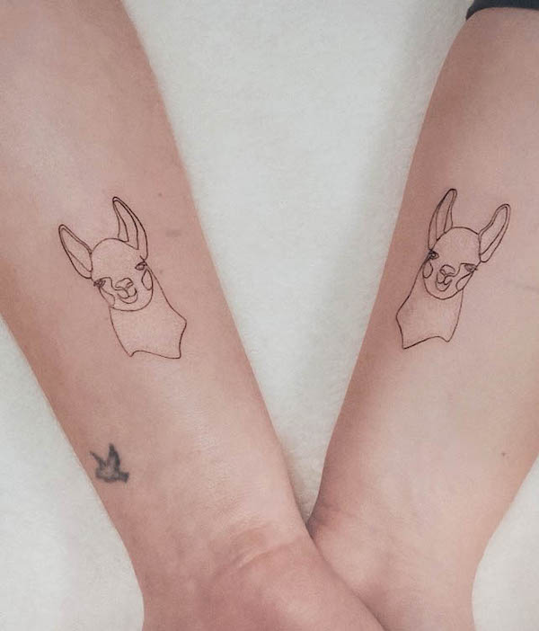 36. Whimsical Llamas for a Playful Bond
