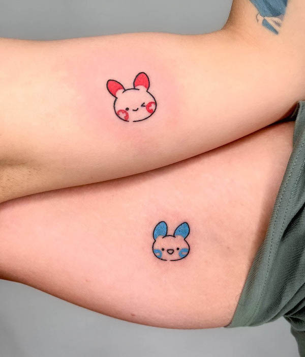Cute Pokรฉmon tattoos by @pigeonpokes