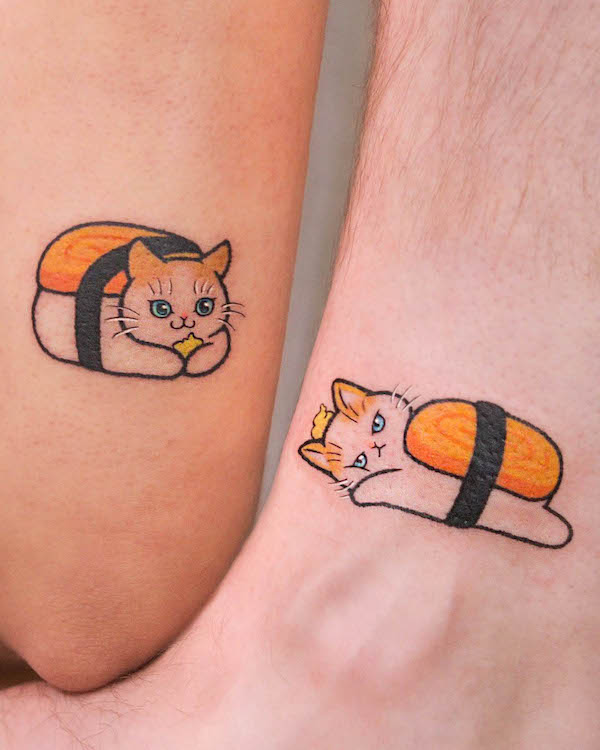 62. A Playful Fusion of Cats and Sushi for Couples Who Love Whimsy