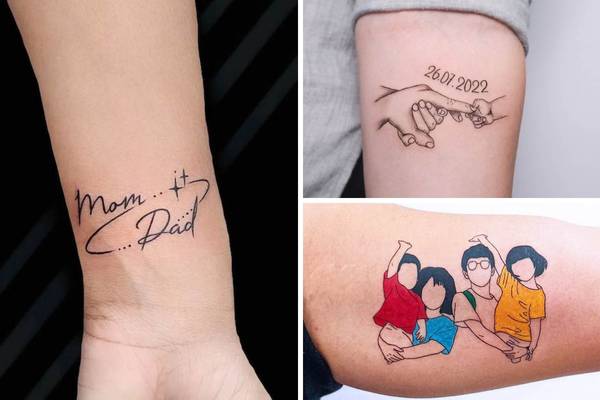 38 Mom Dad Tattoos To Honor Their Love