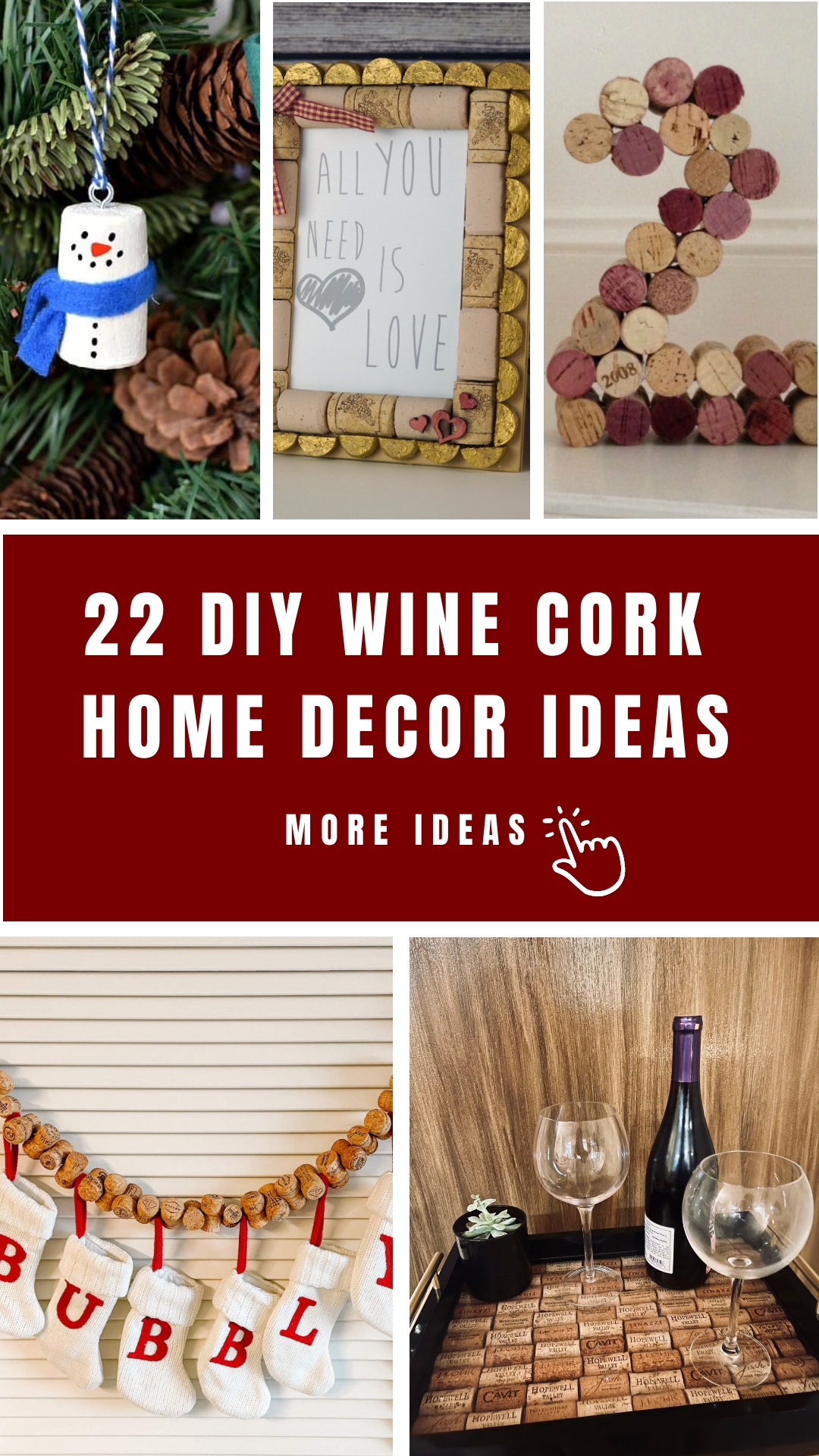 From Bottles To Beauty With 22 DIY Wine Cork Home Decor Ideas