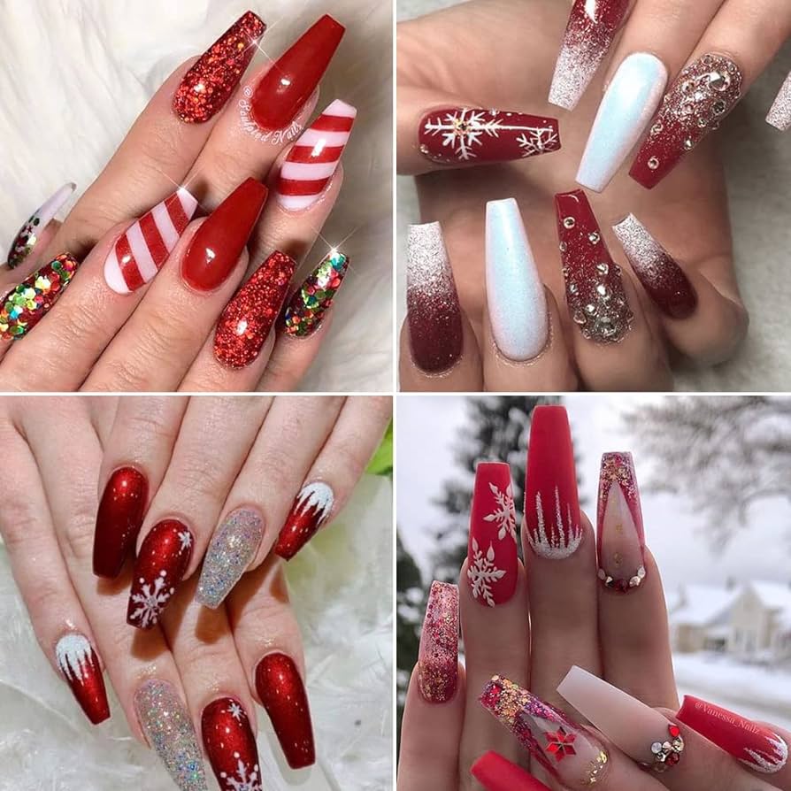 Top 20+ Red Glitter Christmas Nail Designs for 2025 that are a Must-Try!