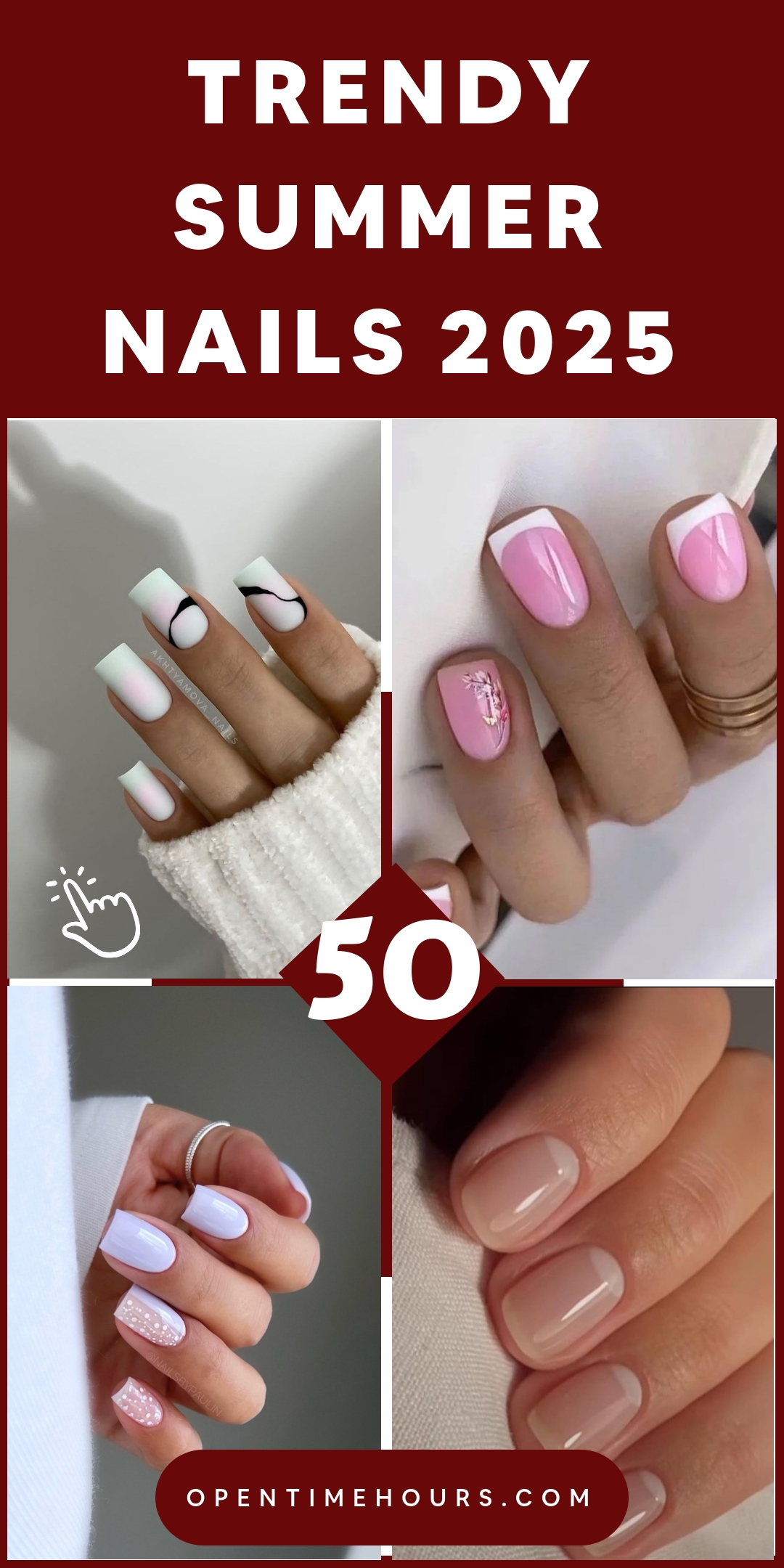 50 Trendy Summer Nails 2025 Ideas: The Ultimate Guide to Stunning Summer Manicures