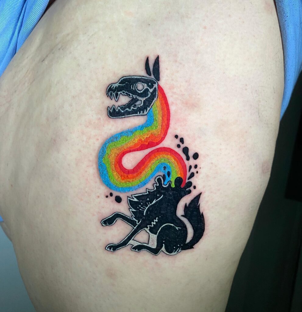 35. A Rainbow Rebellion: Where Darkness Meets Vibrancy